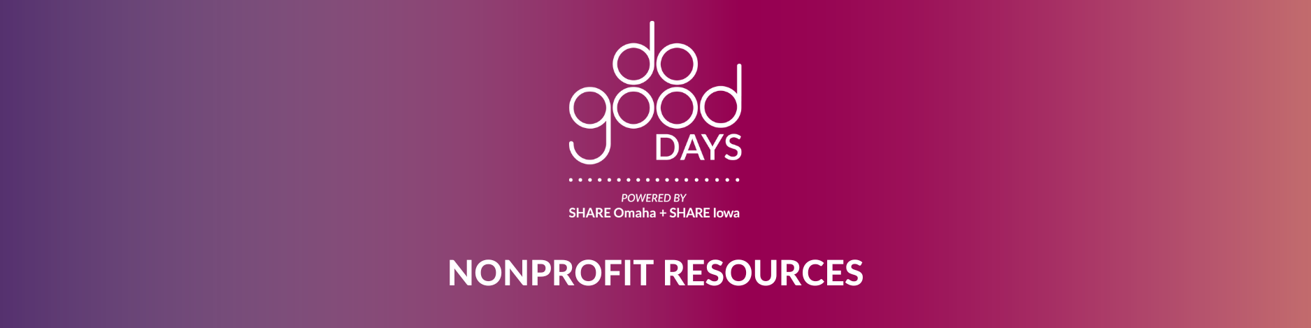 Do Good Days Nonprofit Resources