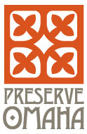 Preserve Omaha with orange square logo