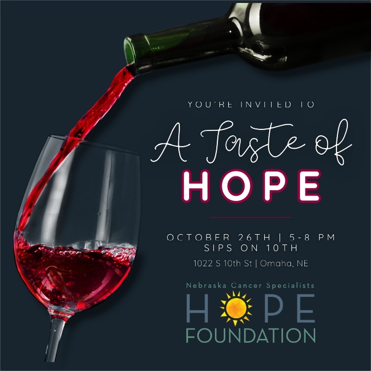 Invitation image - wine glass with event details