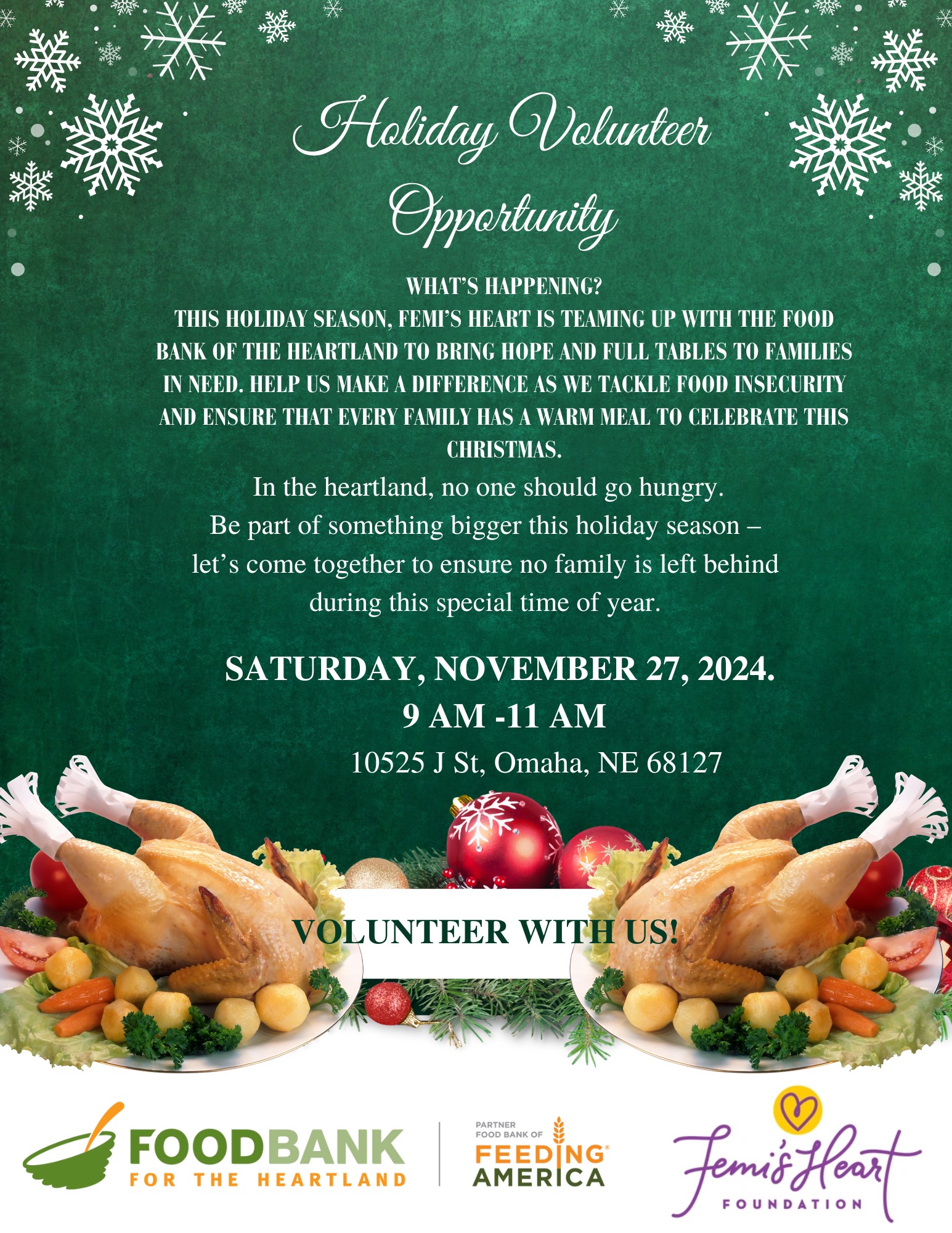 Join us to spread love and bring joy to family in need through Food Bank