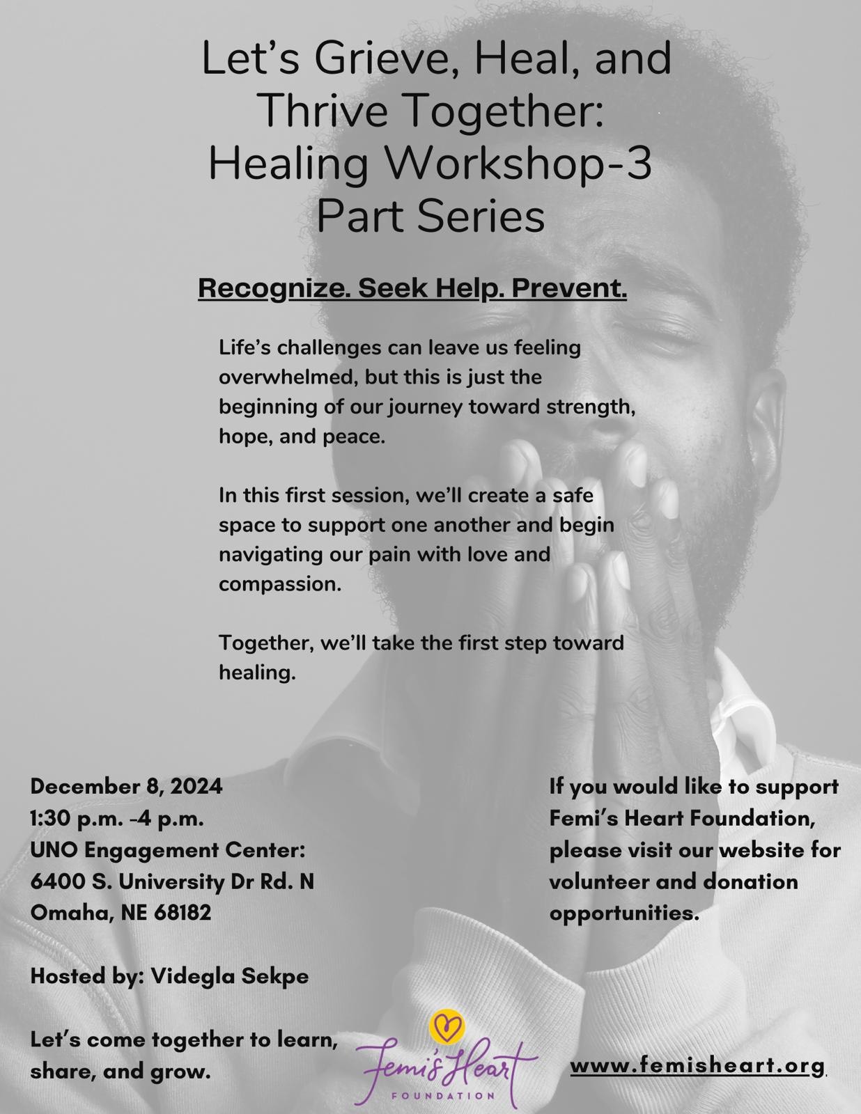 Let's Grieve, Heal, and Thrive Together – Join Us for the 1st Healing Workshop for African Men