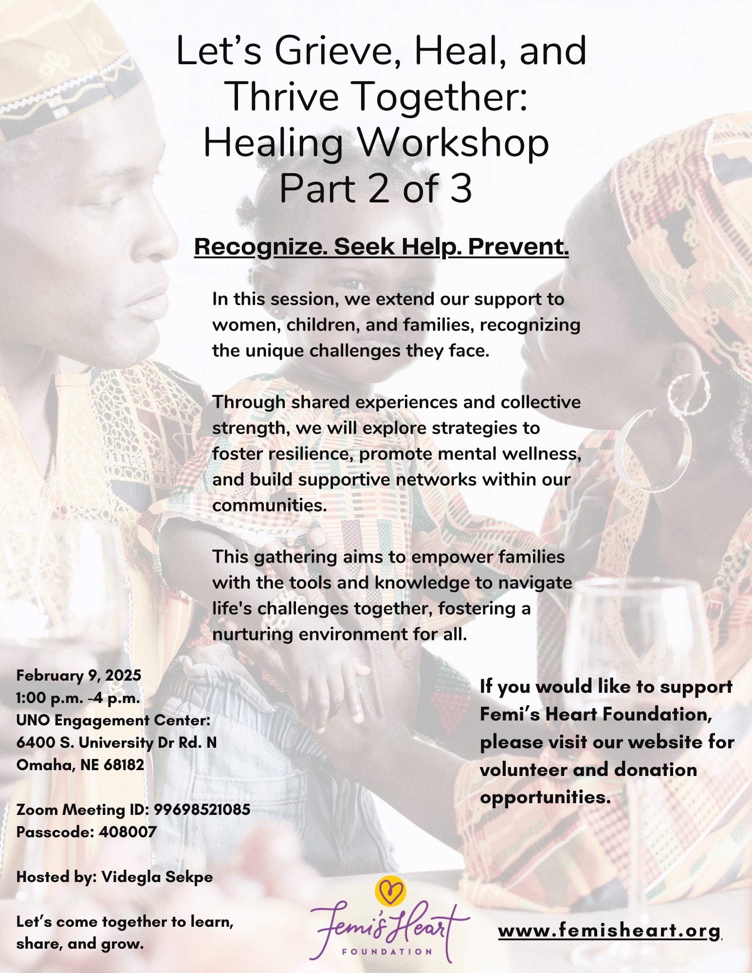 Let's Grieve, Heal, and Thrive Together Part 2 Workshop