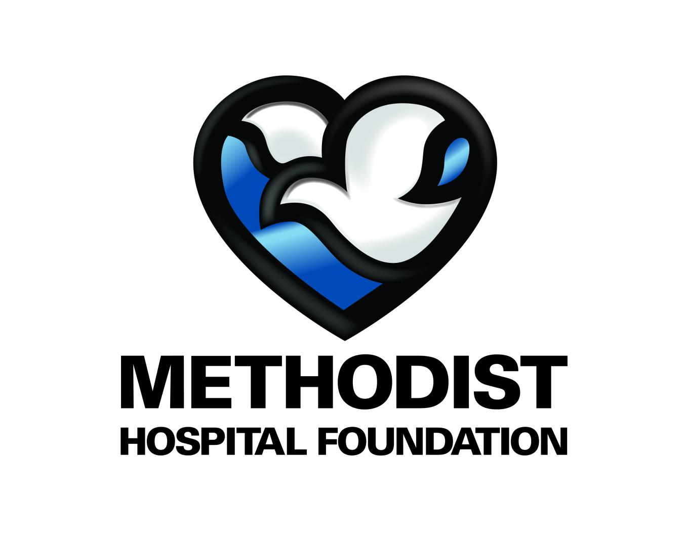 Methodist Hospital Foundation Heart and Dove Logo