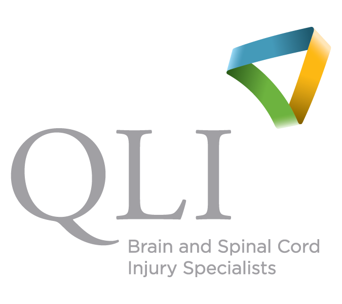 Letters " QLI" followed by triangle logo