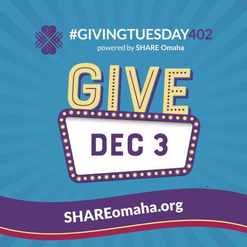 Giving Tuesday is December 3 at SHAREomaha.org