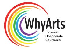 Rainbow swirl Why Arts Inclusive, Accessible, and Equitable