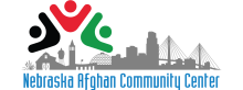 NACC Logo represent the skyline of our beautiful Omaha, tri-color of Afghan flag by representing Afghan community and humans indicate a human service agency provide service and support to all people in need. 