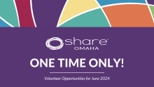 One time only: Volunteer opportunities for June 2024