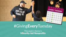 This week's theme is Minority-led nonprofits