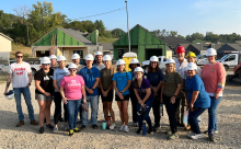 CQuence Health volunteers at Habitat for Humanity of Omaha