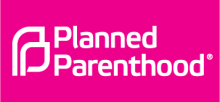 Planned Parenthood logo in pink