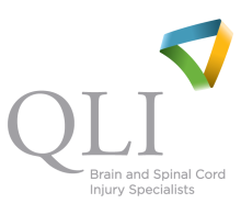 Letters " QLI" followed by triangle logo