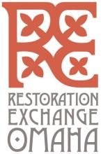 Square Orange Logo of Restoration Exchange Omaha