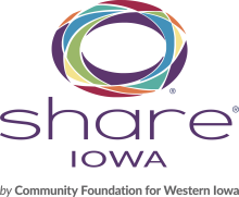 SHARE Iowa logo muted