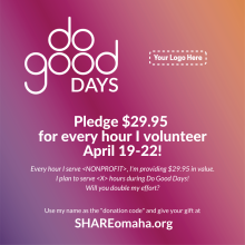Instagram post to provide volunteers for Do Good Days