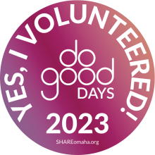 I volunteered sticker